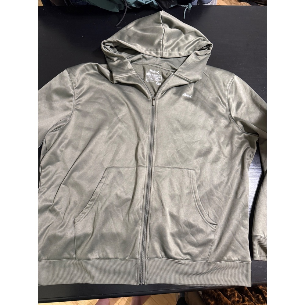Silver Bait Performance‎ Fishing Hoodie Mens XXL Green Full Zip Jacket